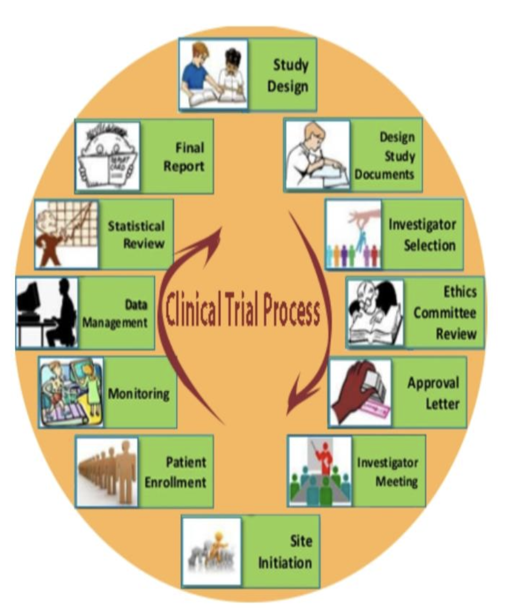 types of research studies trials