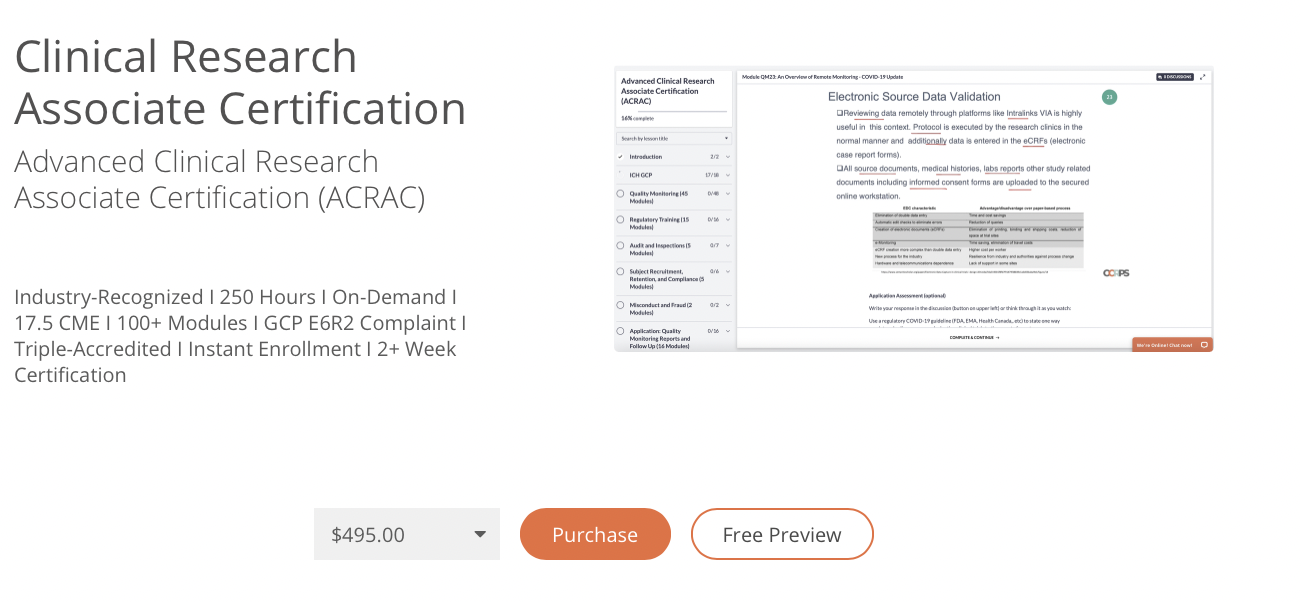 Clinical Research Associate: A Full Guide on Becoming A CRA - CCRPS