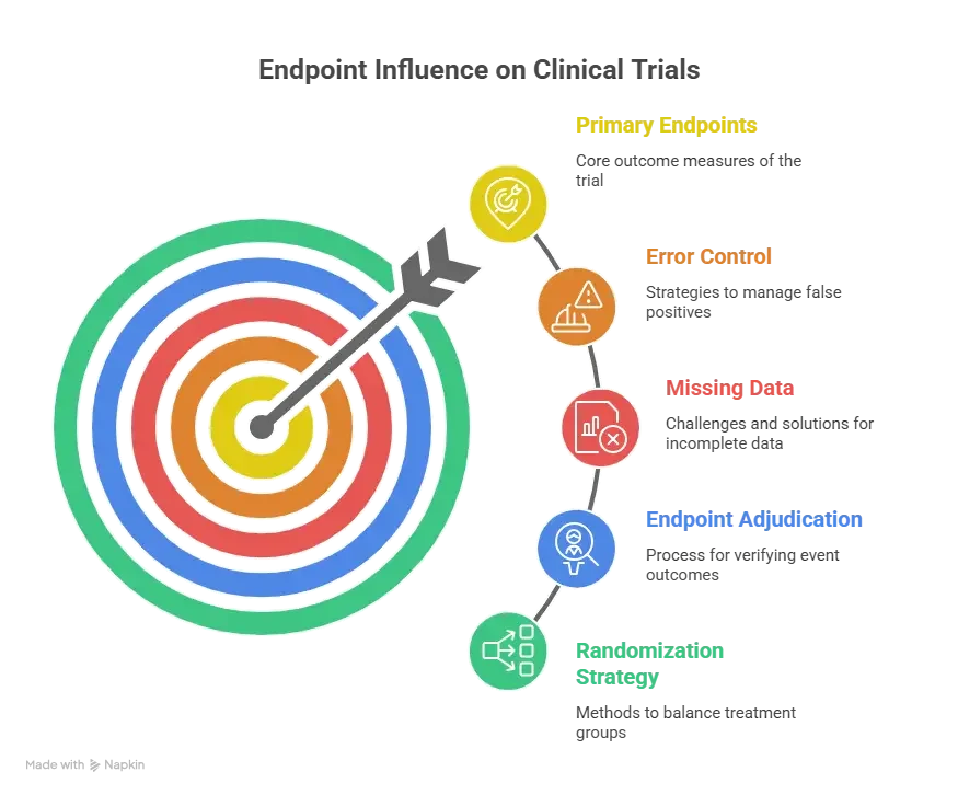 Endpoint influence on clinical trials