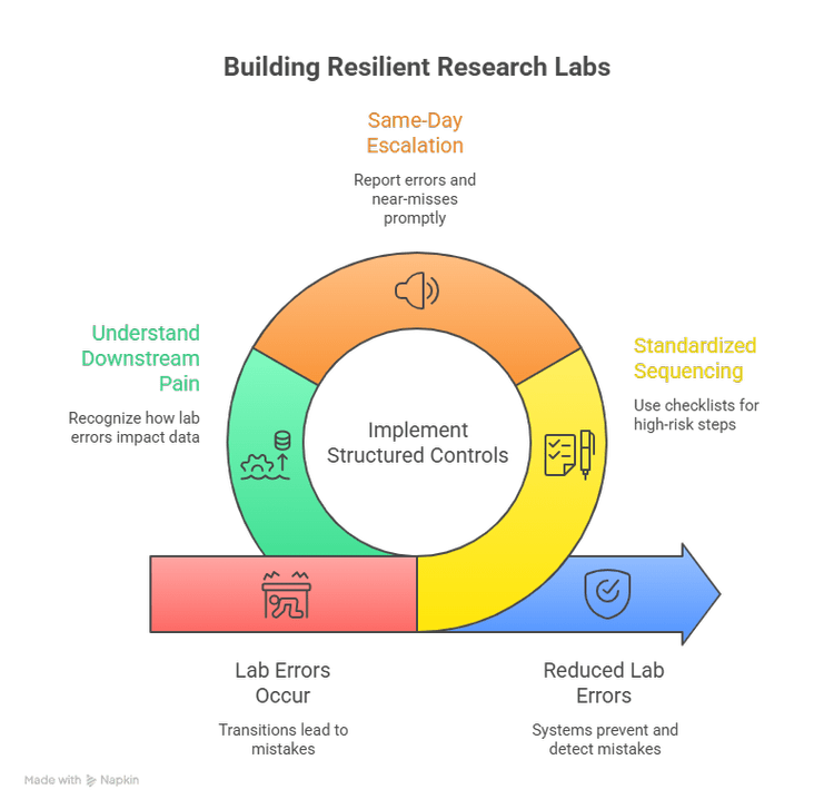 Reduce Errors And Rework Laboratory Best Practices: Essential Techniques for Research Assistants