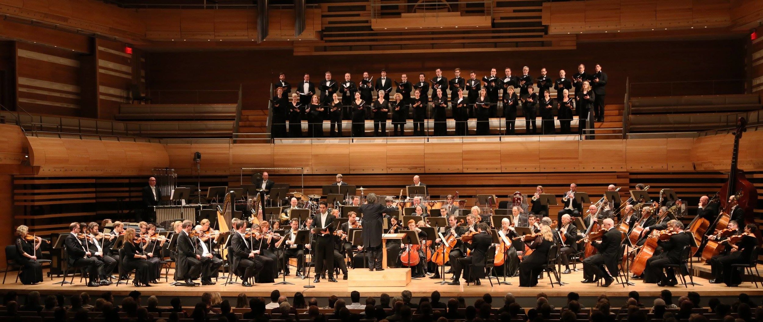  The Montreal Symphony Orchestra and Chorus with Tenor Frederic Antoun perform  The Seven Heavenly Halls  in October of 2016, conducted by Kent Nagano 