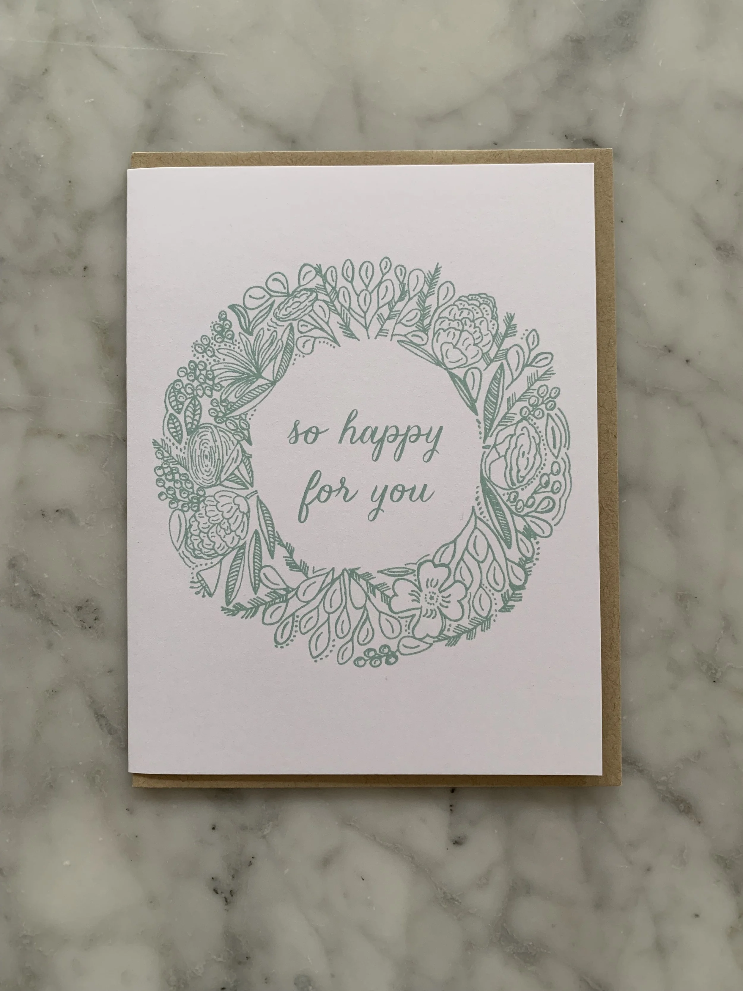 So happy for you card