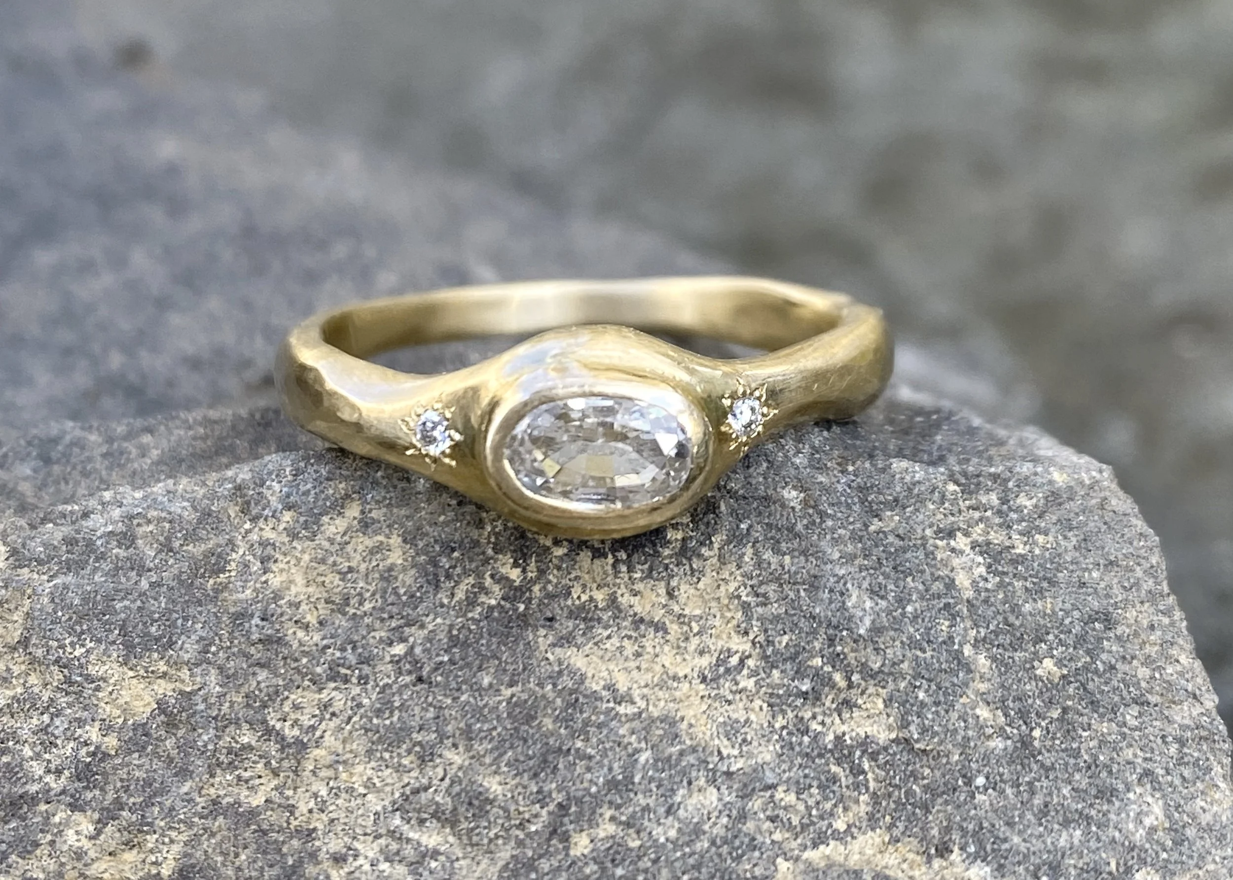 Diamond Rock Ring