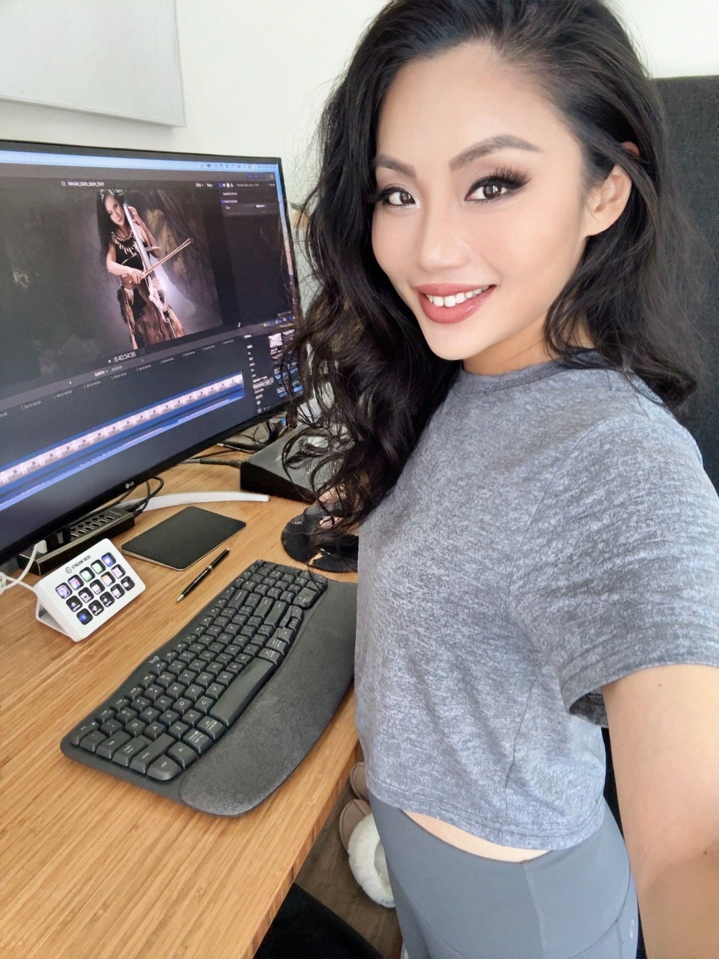 Hello from my home office! This week I&rsquo;m editing the new @thewaterphoenixofficial Music Video for EARTH which will be released along with the single on 7/25.  We filmed it last month in a prehistoric dripstone cave in Germany 🇩🇪 and I can&rsq
