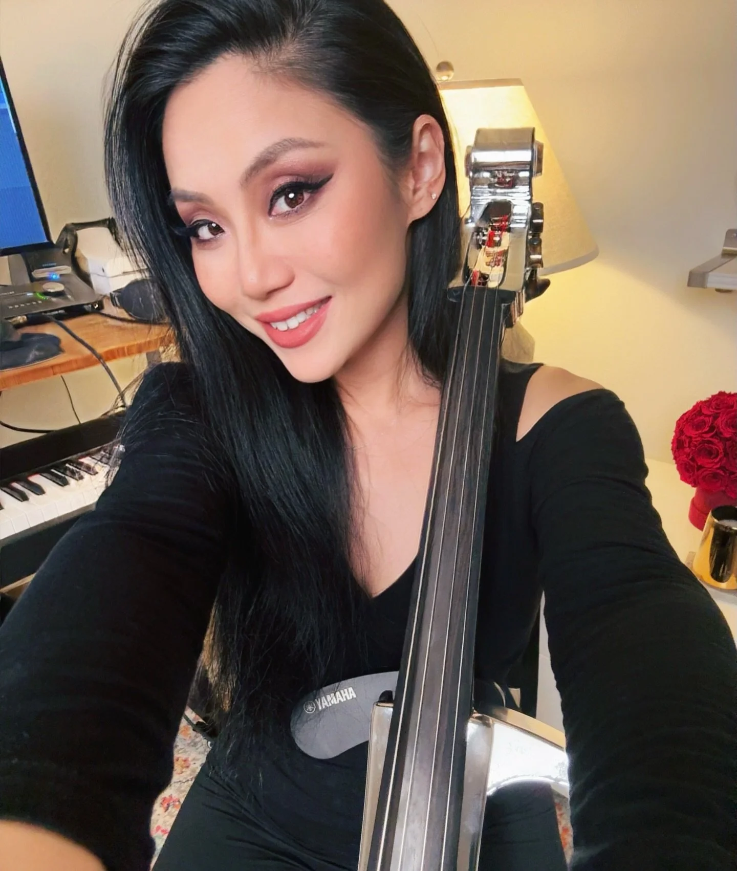 Recording &amp; Filming for a secret project tonight from my home studio! 🎙️🎥🎶