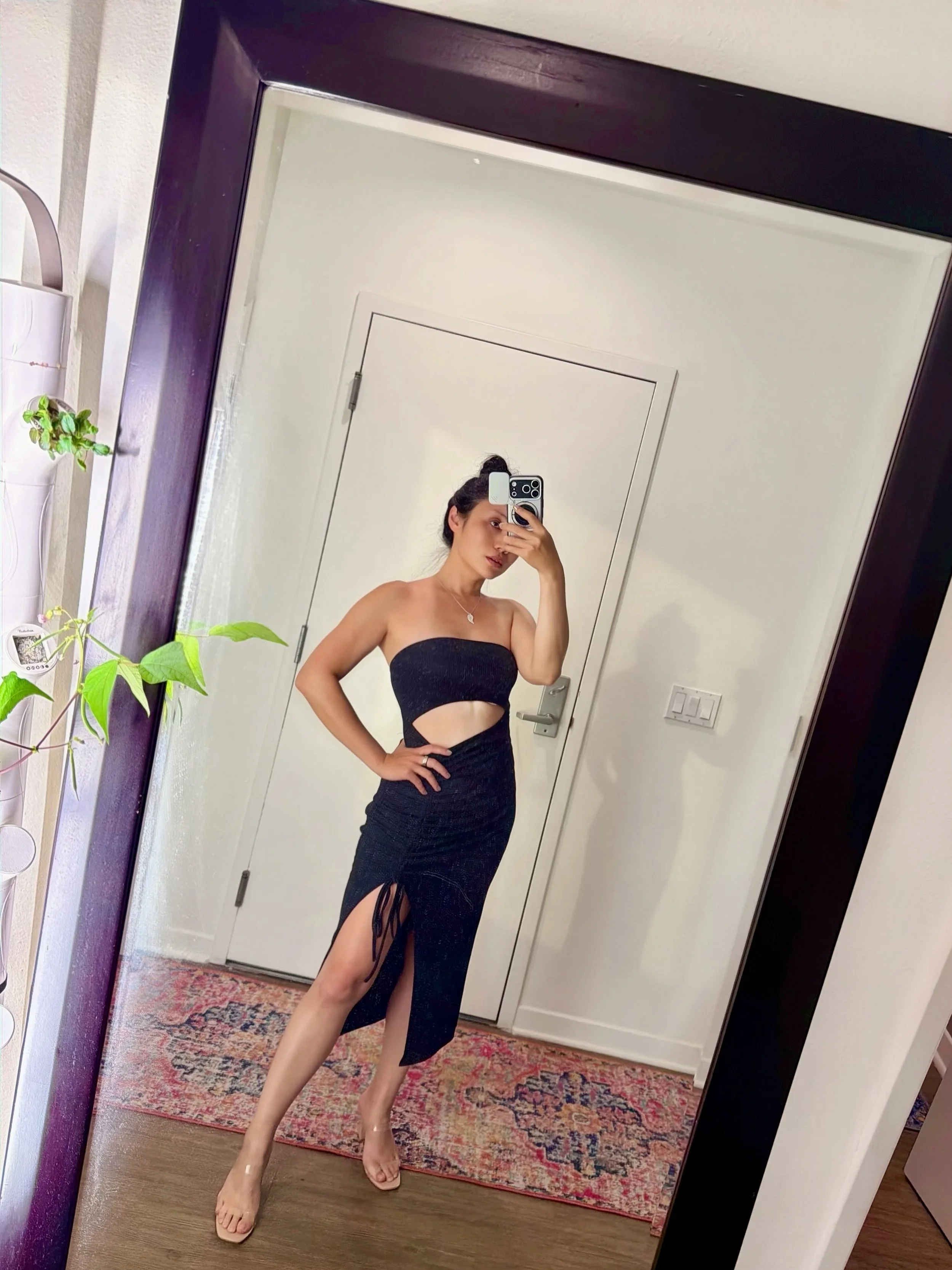 5 days of adventure incoming! San Diego &bull; Catalina Island 🏝️ &bull; Mexico 🇲🇽 - picking outfits for dinners on the 🚢 &amp; heading out tonight 🥰 Which is your favorite dress?