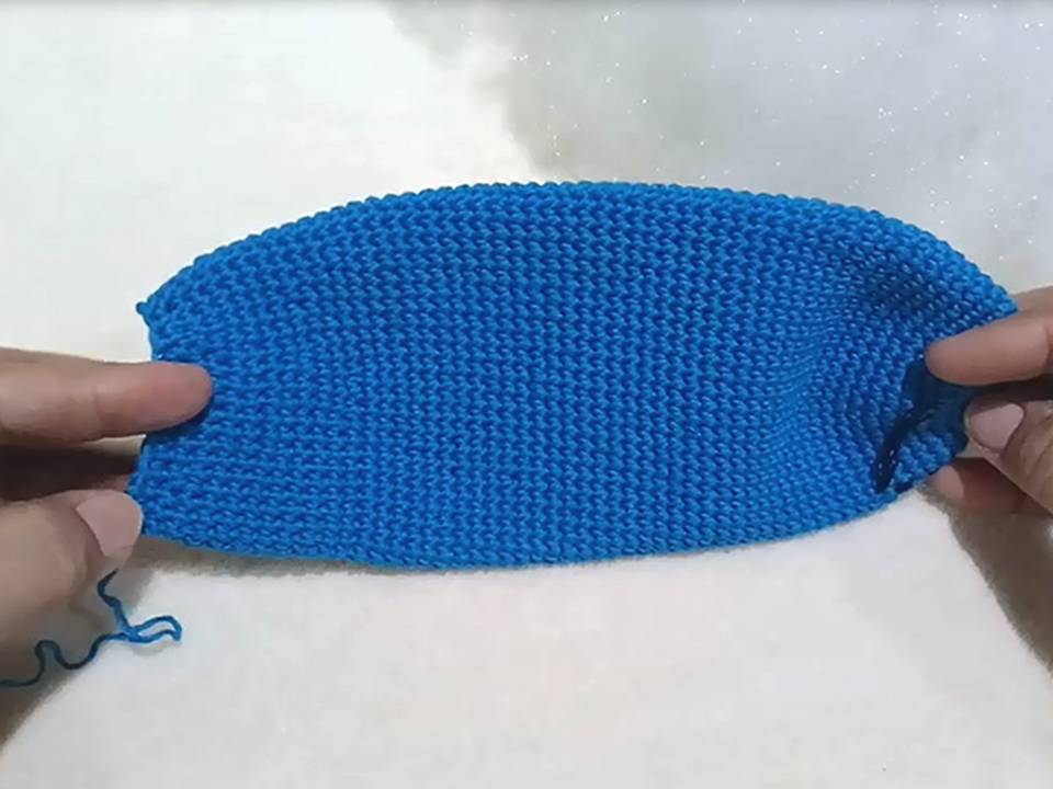 Before closing, stuff the crocheted body with an ample amount of polyfill. Make sure to spread evenly according to the desired shape of the dolphin
