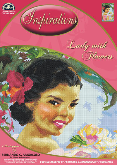 INS-13-146 Lady with Flowers (Fernando Amorsolo)