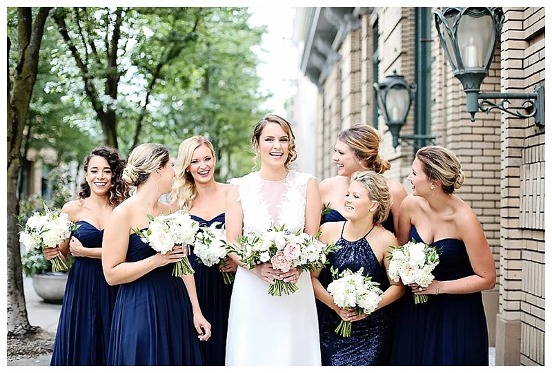 Oregon Wedding Flowers Bridesmaids