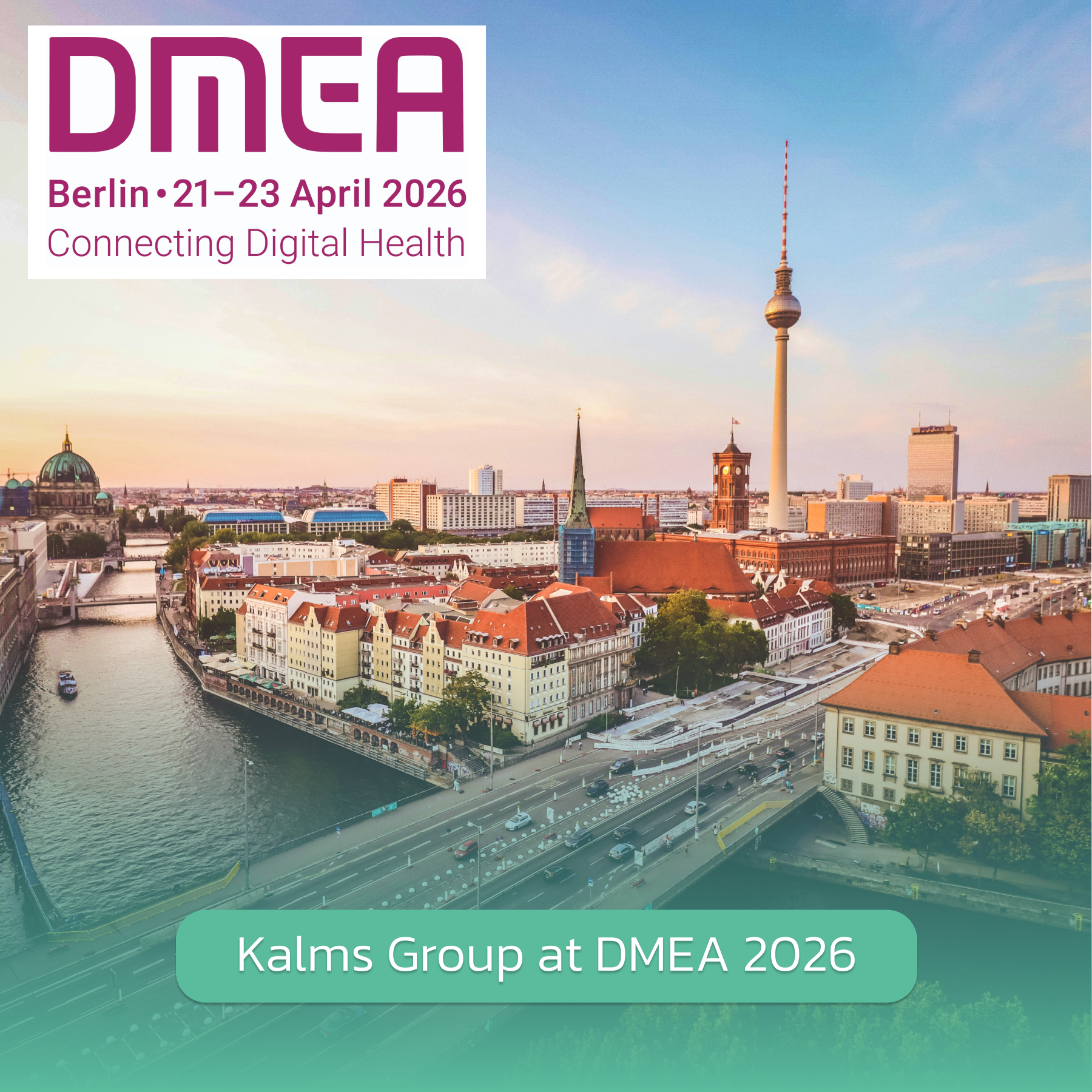 Meet the Kalms Group at DMEA 2026 In Berlin