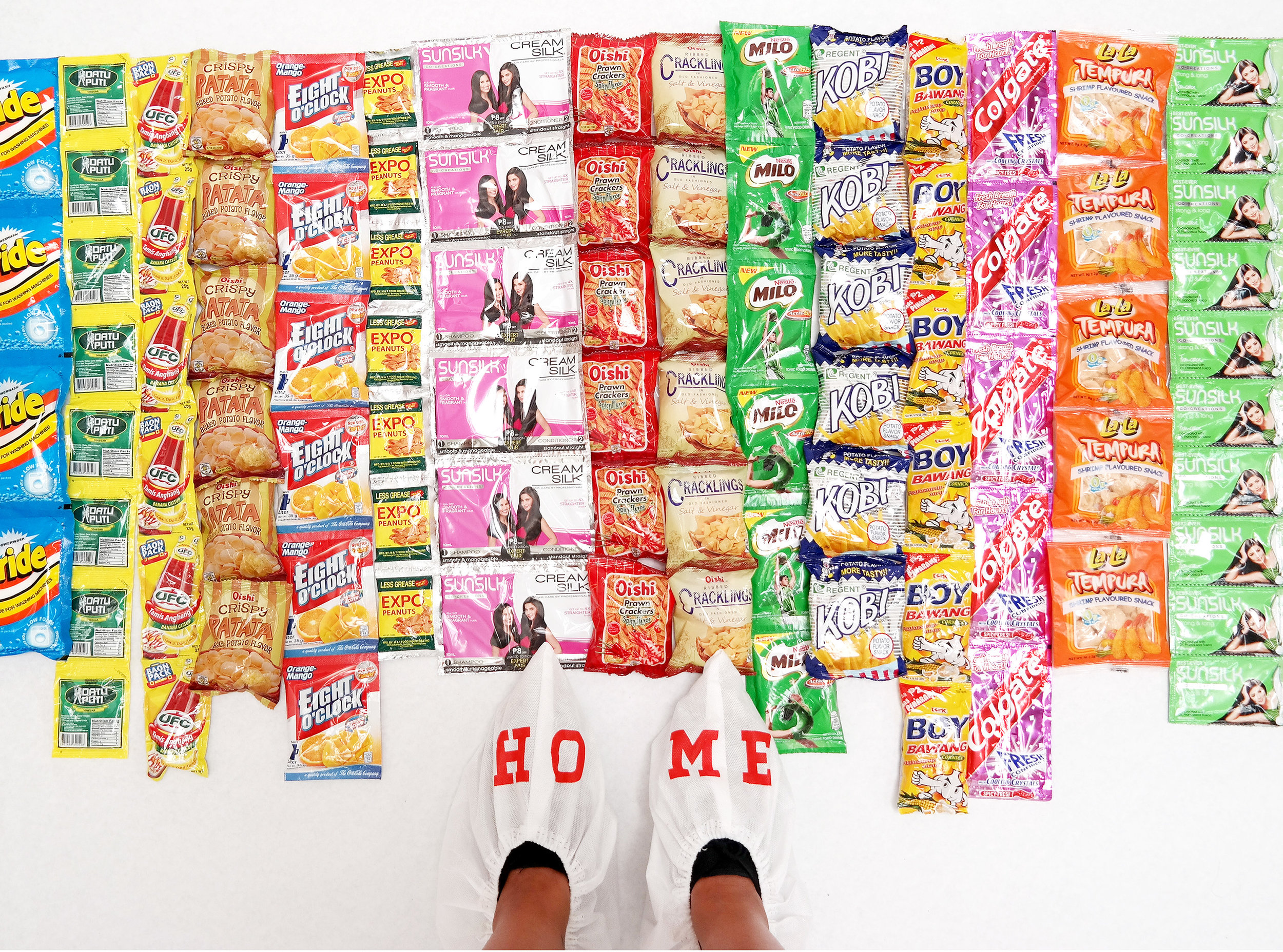 "Wealth" Various sachet packets from the Philippines