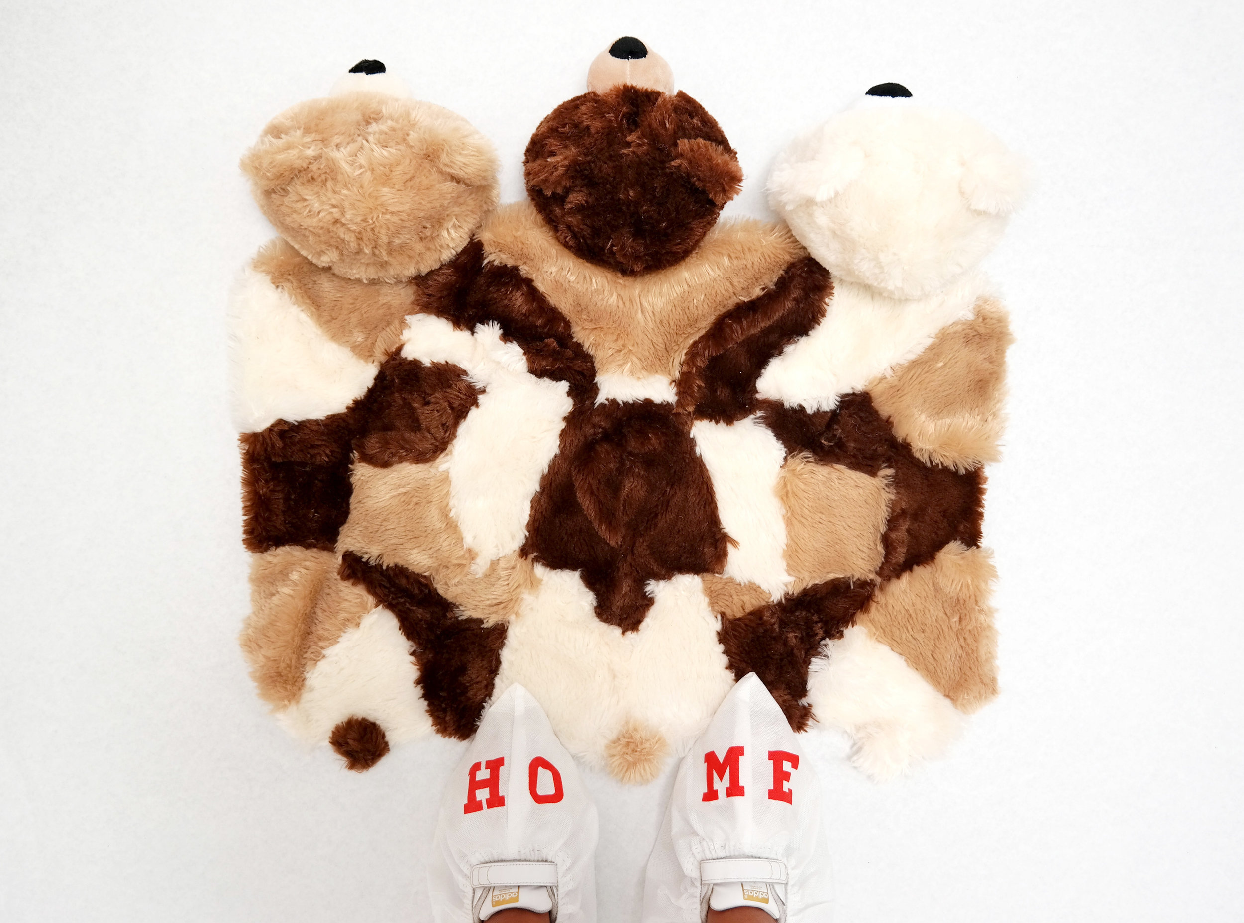 "Discovery" Mixed stuffed teddy bear skin