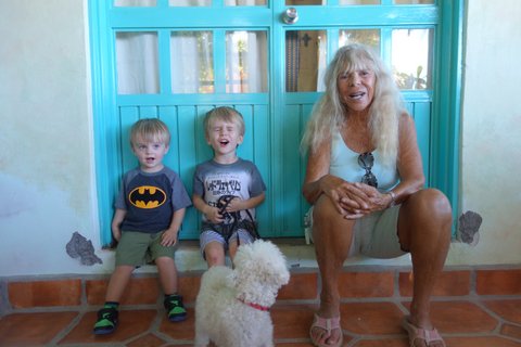WOMEN WHO SURF - JANET WITH GRANDKIDS