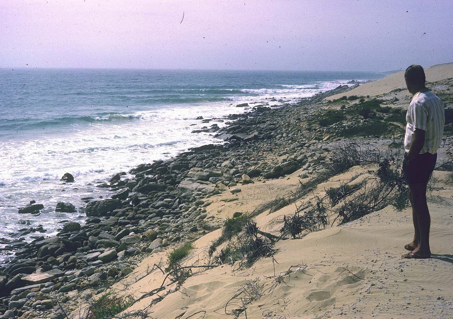 Metz 10 - 1960 -  Overlooking flat windy Cape Saint Francis - Metz71 - 8 M.jpg