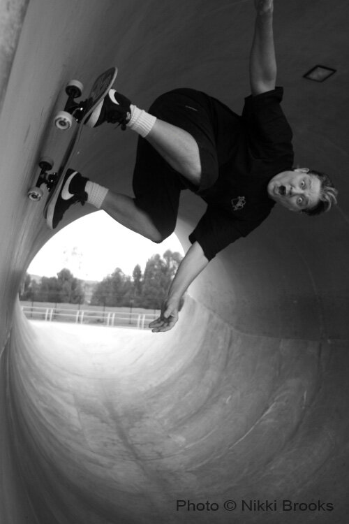 Lucia skateboard portraits Skate Blackhart in Pipe Nikki Brooks b-w 88 K 1-30-2010 IMG_9254.JPG