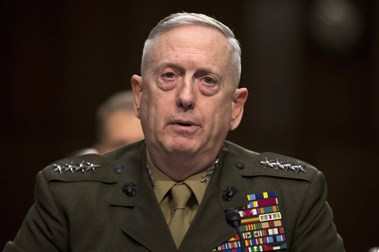 Or General Mad Dog Mattis? (Actually he don't like Trump)