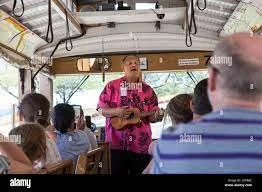 A singing Hawaiian bus driver