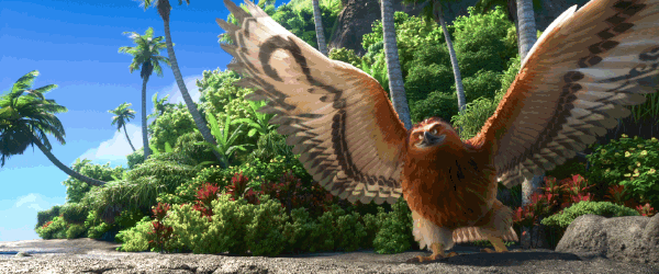 Moana shape-shifting