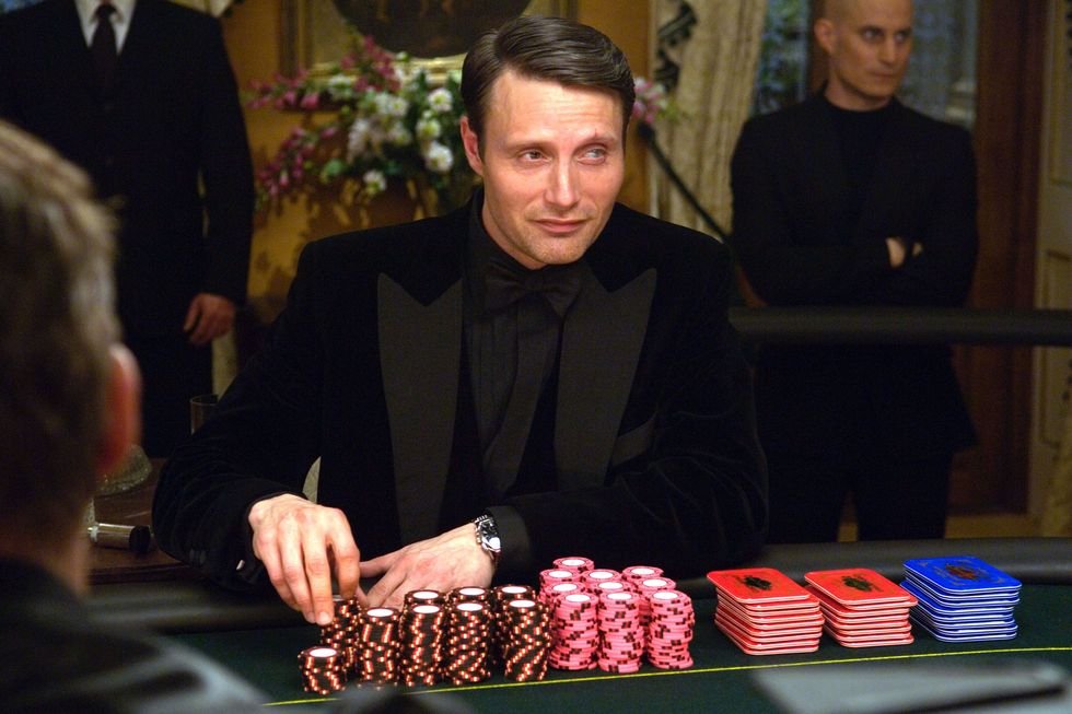 Le Chiffre from Casino Royale (He bleeds from his eyes)