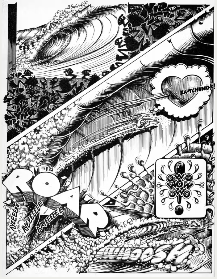 Surfing Through the Lens - Griffin surf movie illo roar - 11-4-2025.png