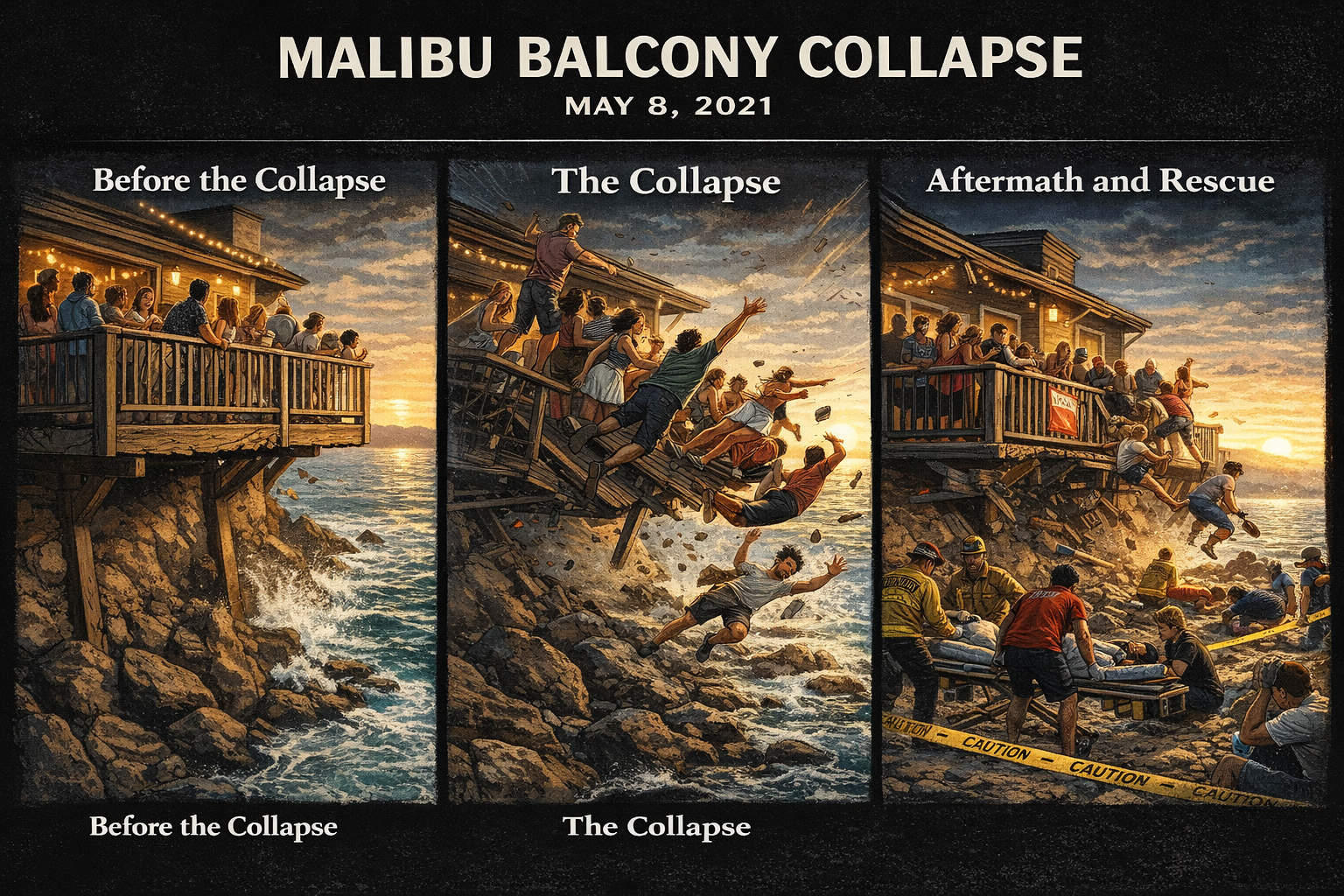 Malbu Fire - Balcony collapse graphic novel ChatGPT Image Jan 9, 2026, 11_10_37 AM.png