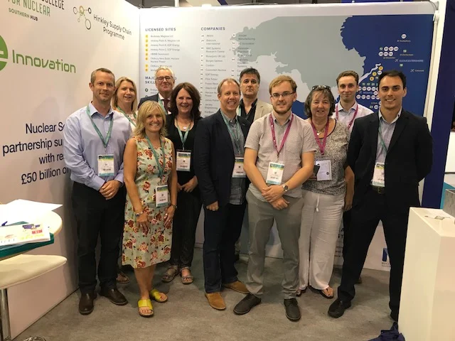 Team Nuclear South West, on the stand at the World Nuclear Exhibition