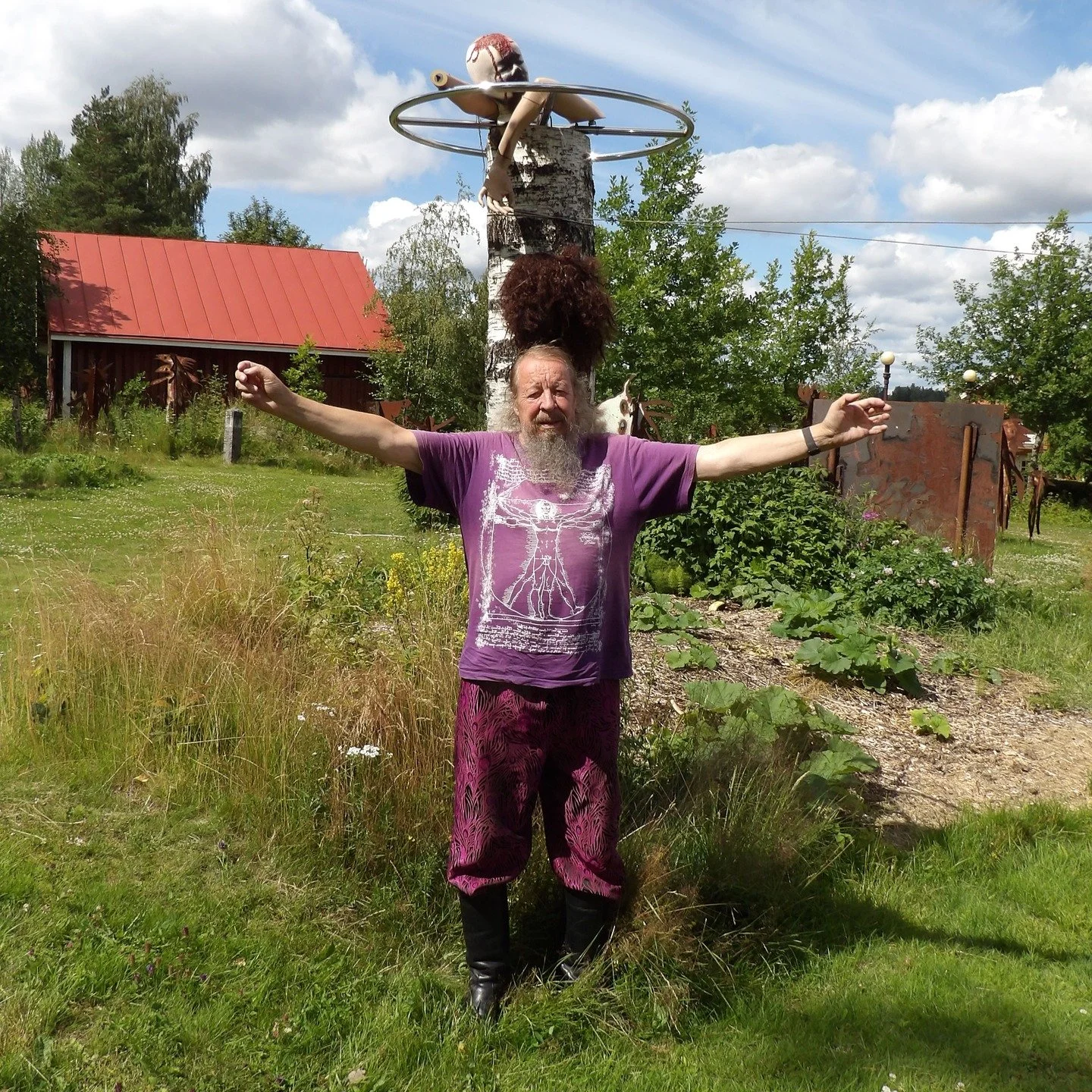 Risto Vilhunen 1945-2025 

L&auml;mmin osanottomme vantaalaisen taiteilijan Risto Vilhusen l&auml;heisille. 

Vantaan taidemuseon kokoelma kattaa kokonaisuuden Risto Vilhusen teoksia.

--

Kuva 1: Risto Vilhunen veistospuistossaan Sotungissa vuonna 2