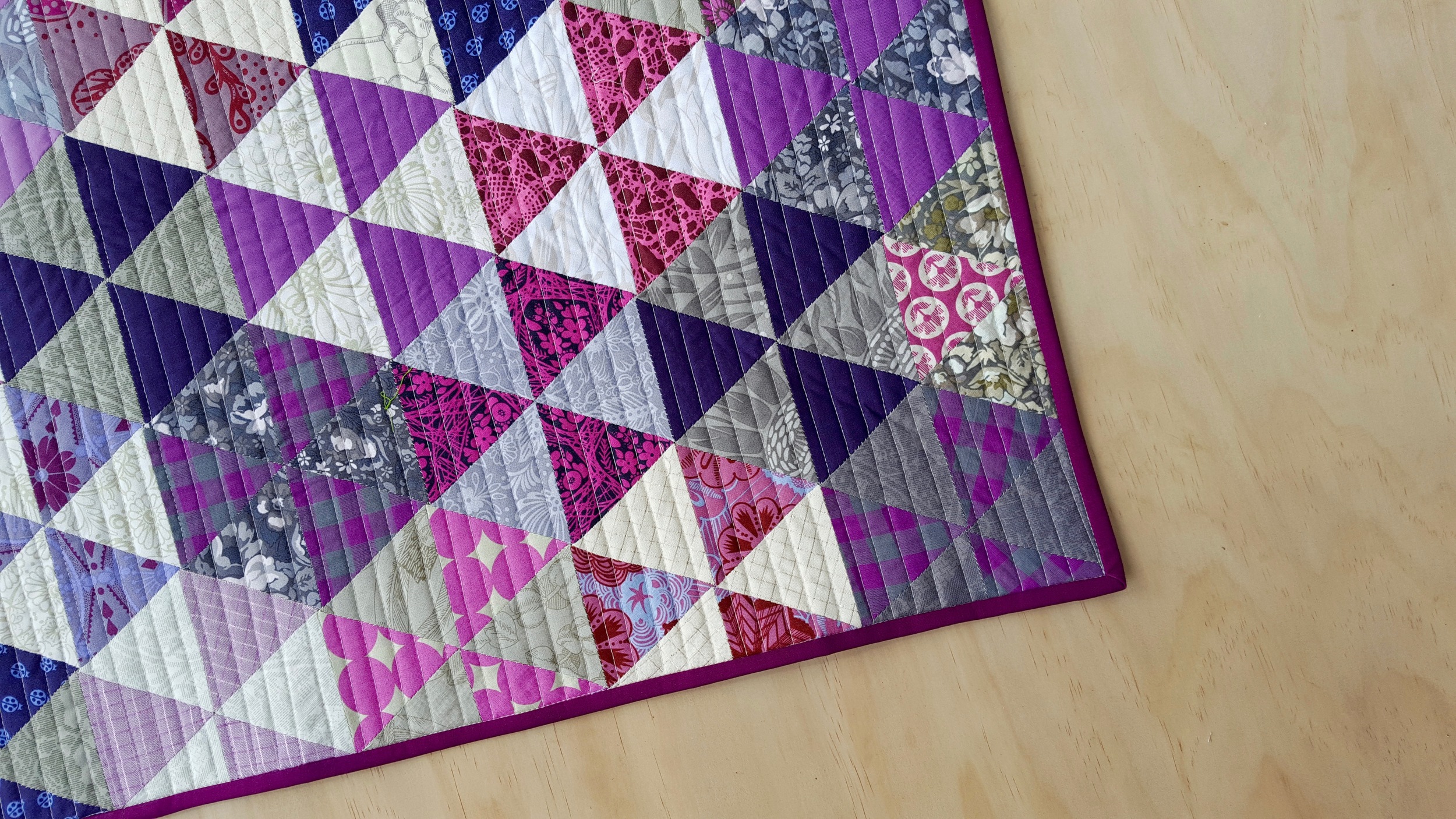 Modern Storm - A Mini Triangle Quilt — Tales of Cloth