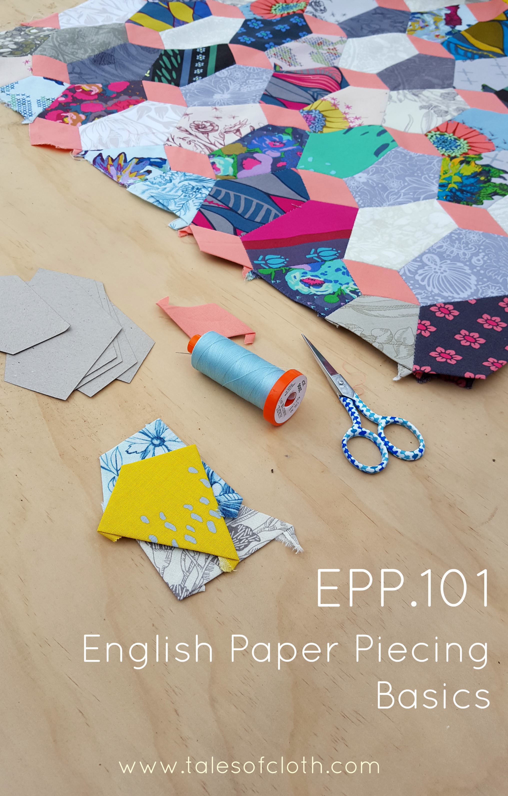 How to Sew Whipstitch for English Paper Piecing – Tales of Cloth