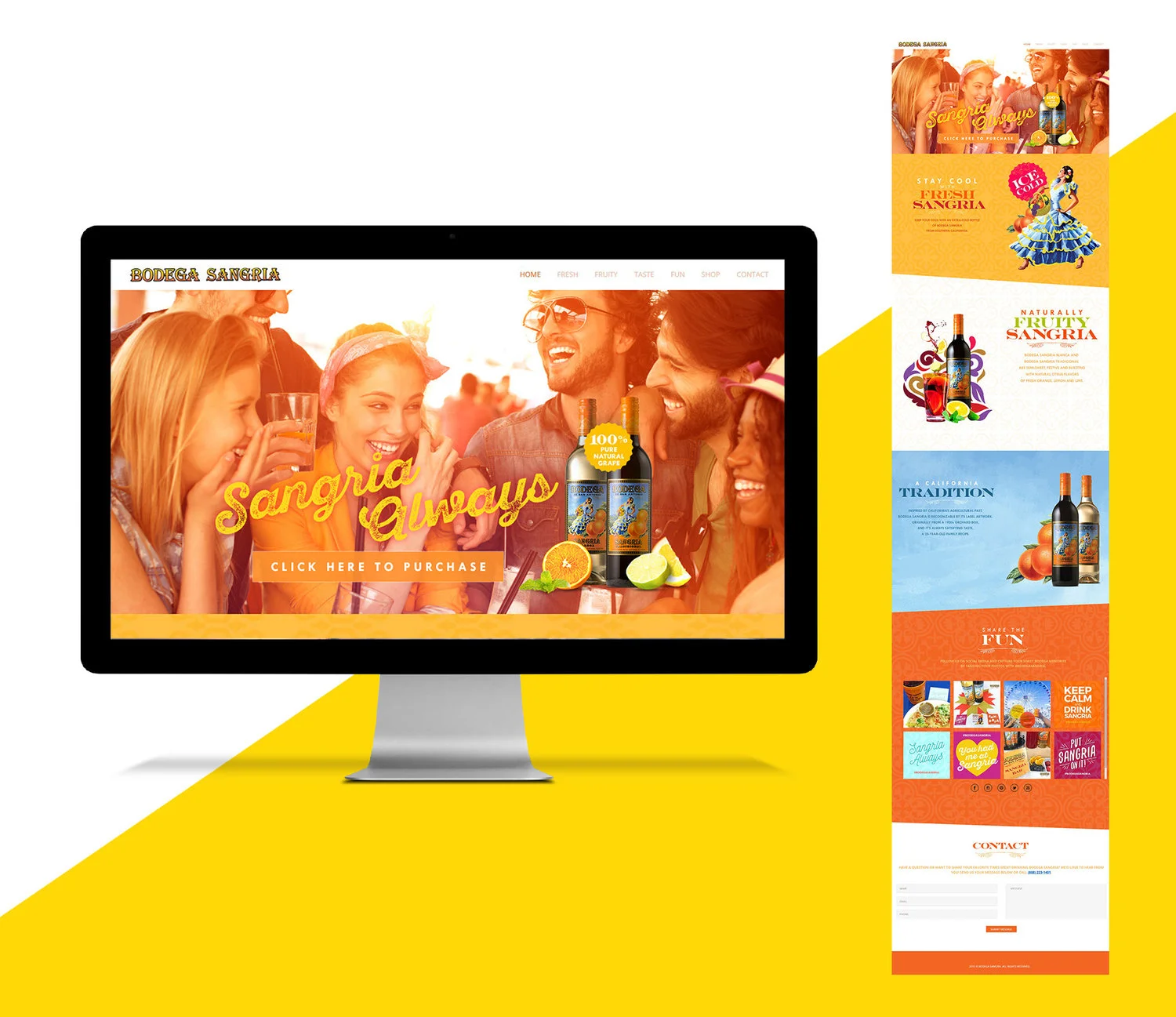Website Design Layout, Riboli Family Wines, 2016
