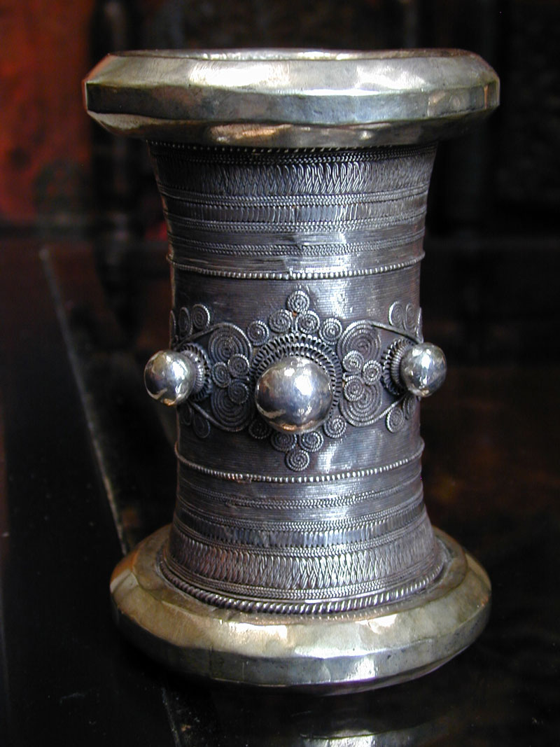 Silver bracelet, Kachin, Burma, 19th century.