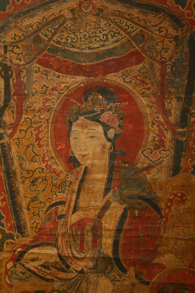 Painting of Guan Yin, China, 18th or 19th century.