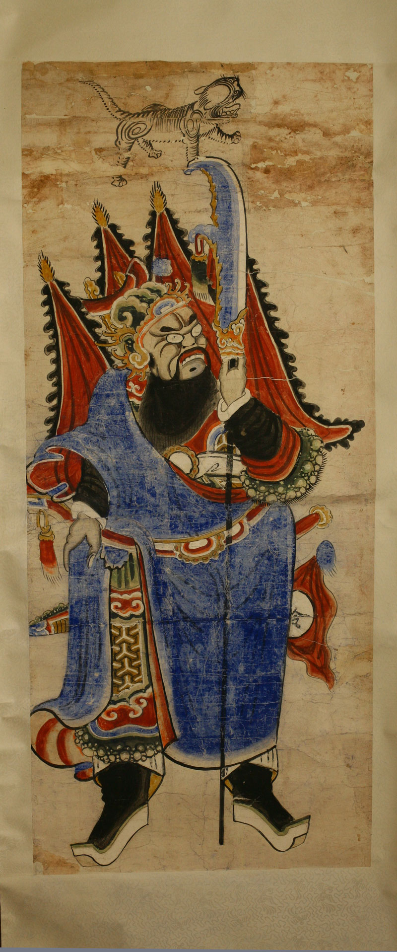 Painting of a legendary god, China, 19th century.