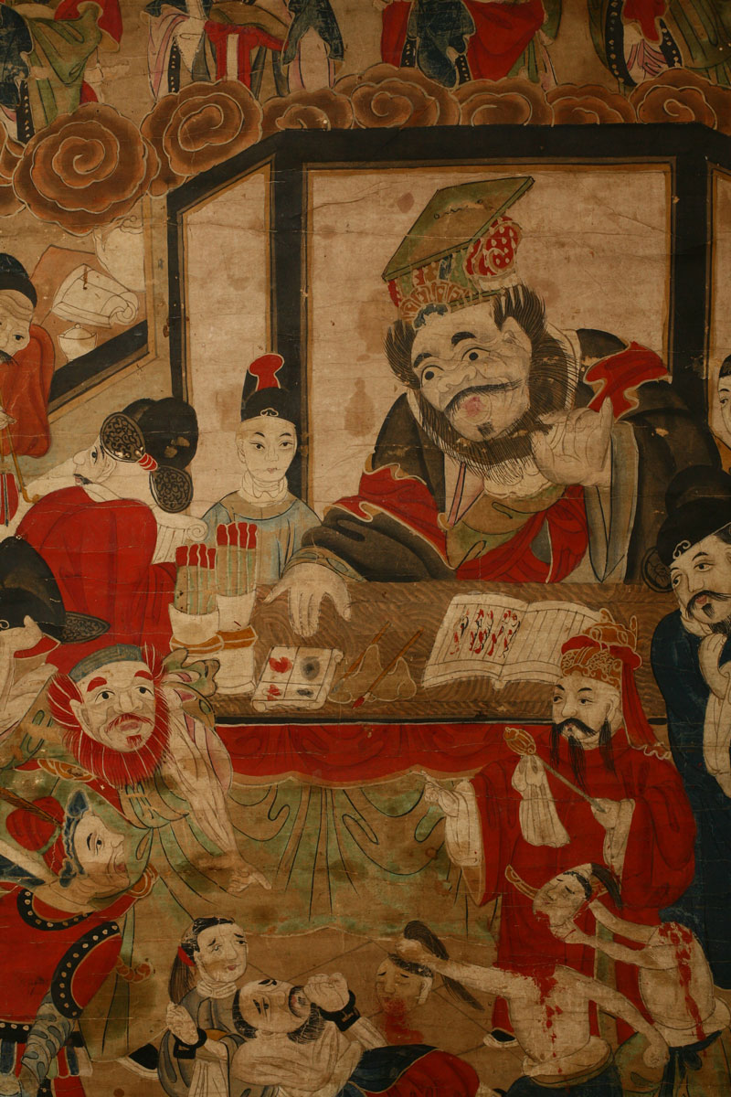 Painting, China, 19th century, detail.