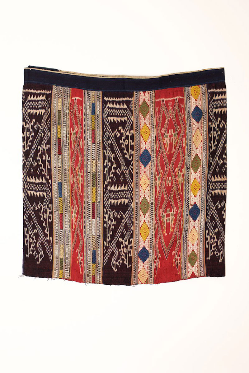 Tai cotton and silk skirt, northern Laos, late 19th century.