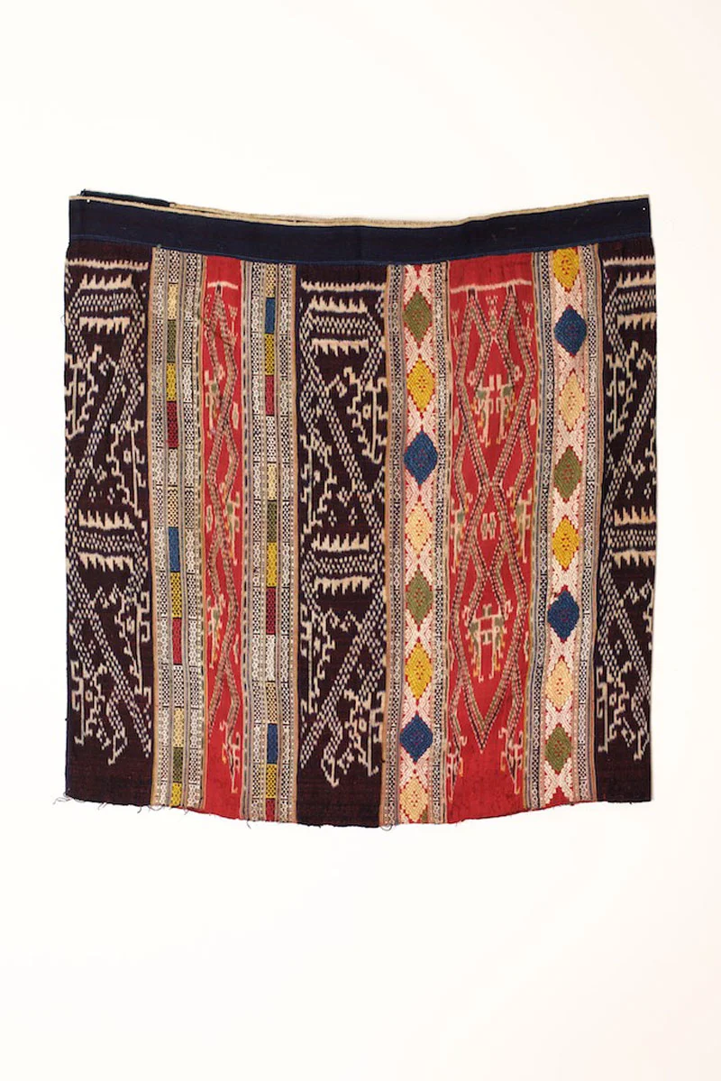 Tai cotton and silk skirt, northern Laos, late 19th century.
