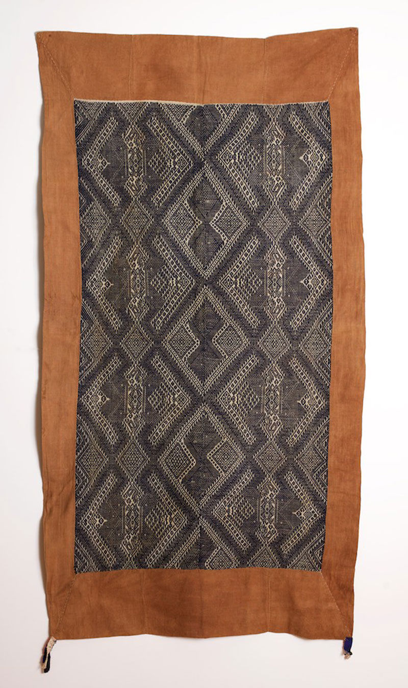 Cotton blanket or sleeping mat, border region of northern Laos and Vietnam, early 20th century.