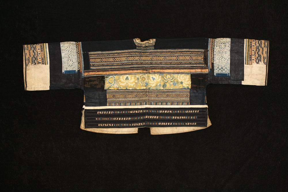 Danzai silk and cotton woman's jacket, Guizhou, China, 19th century.