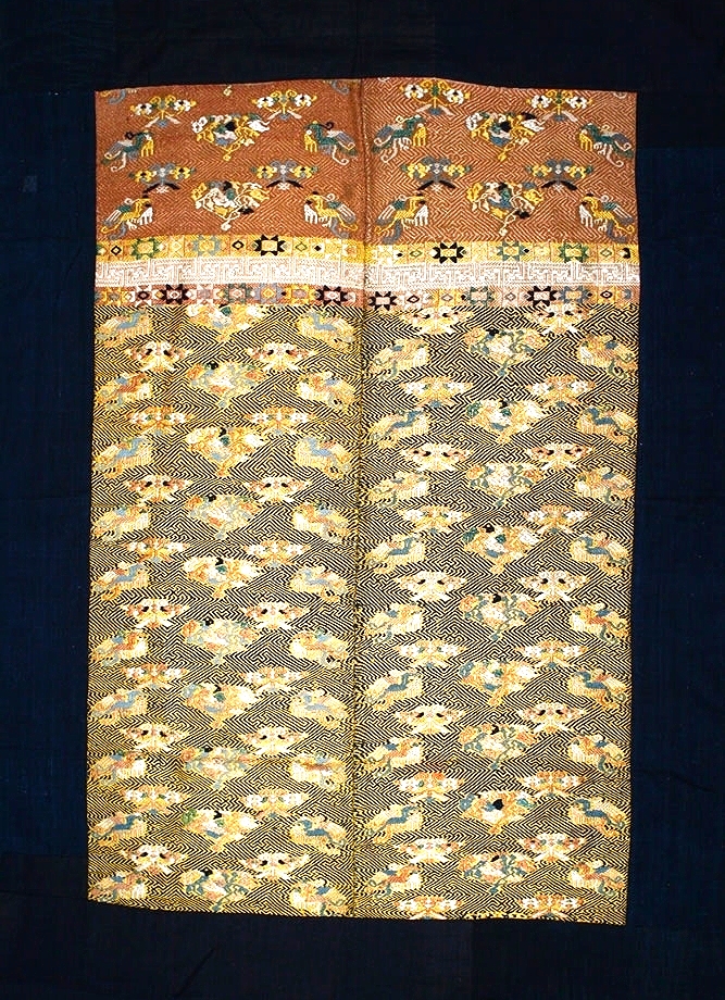 Maonan silk and cotton blanket, Guizhou or Guangxi, China, 19th century.