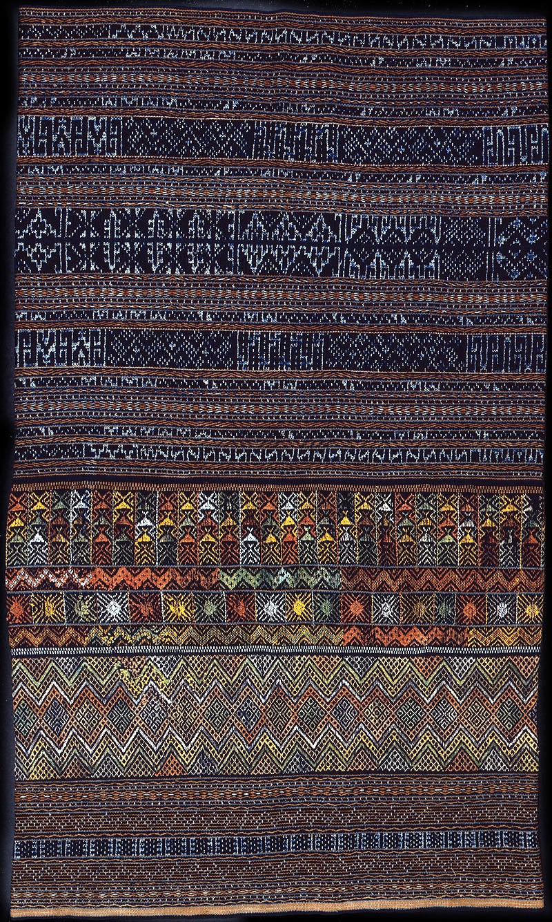 Meifu Li silk and cotton skirt, Hainan, China, turn-of-the-century.