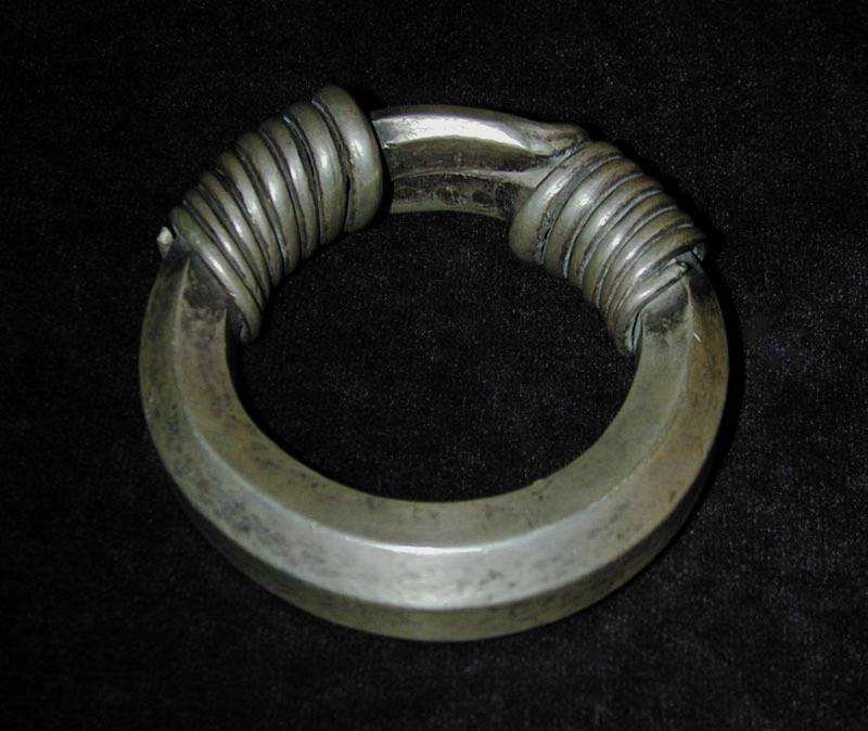 Miao silver bracelet, China, 19th century.