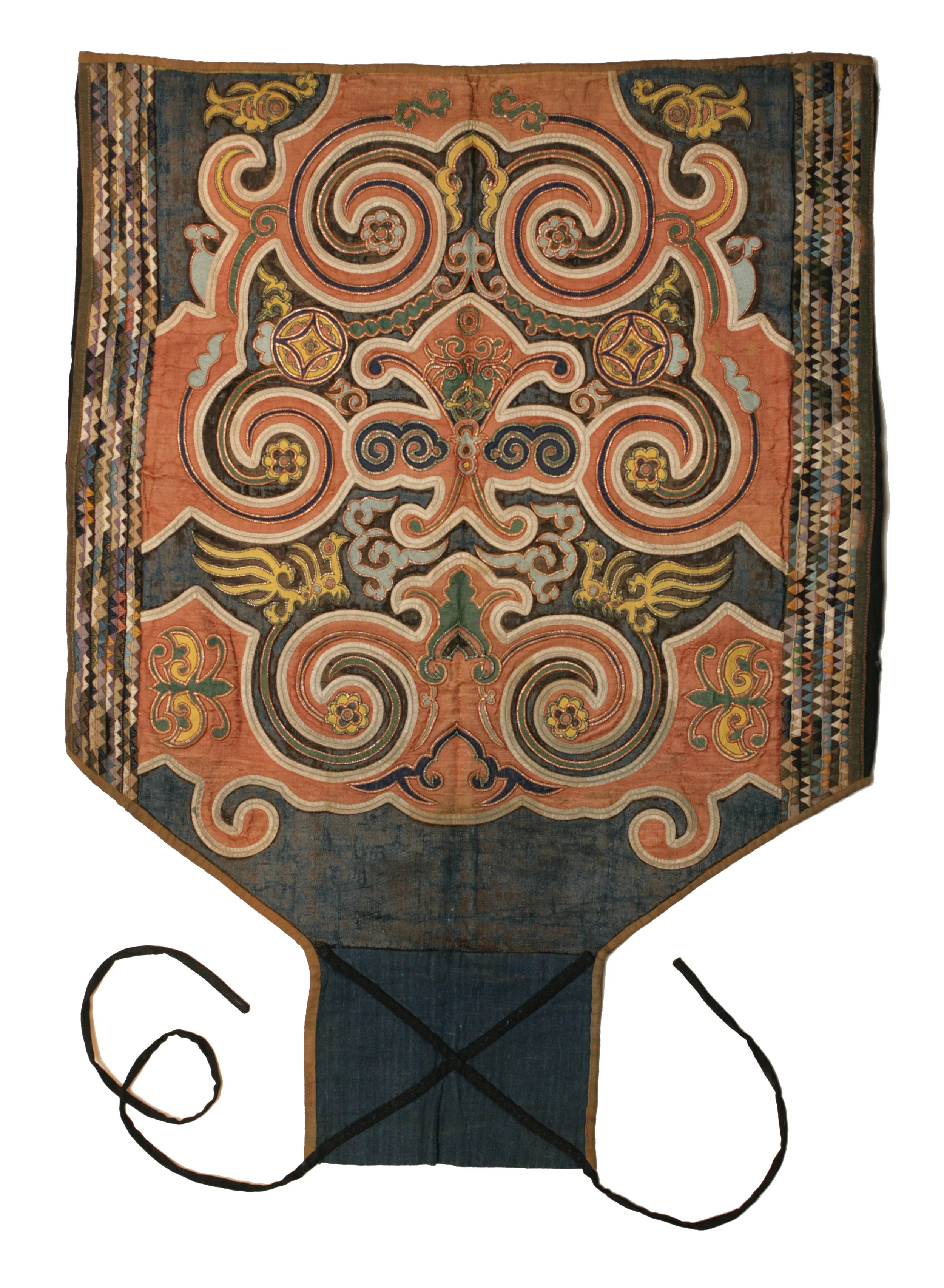 Zhuang baby carrier, Yunnan, China, circa 1900.