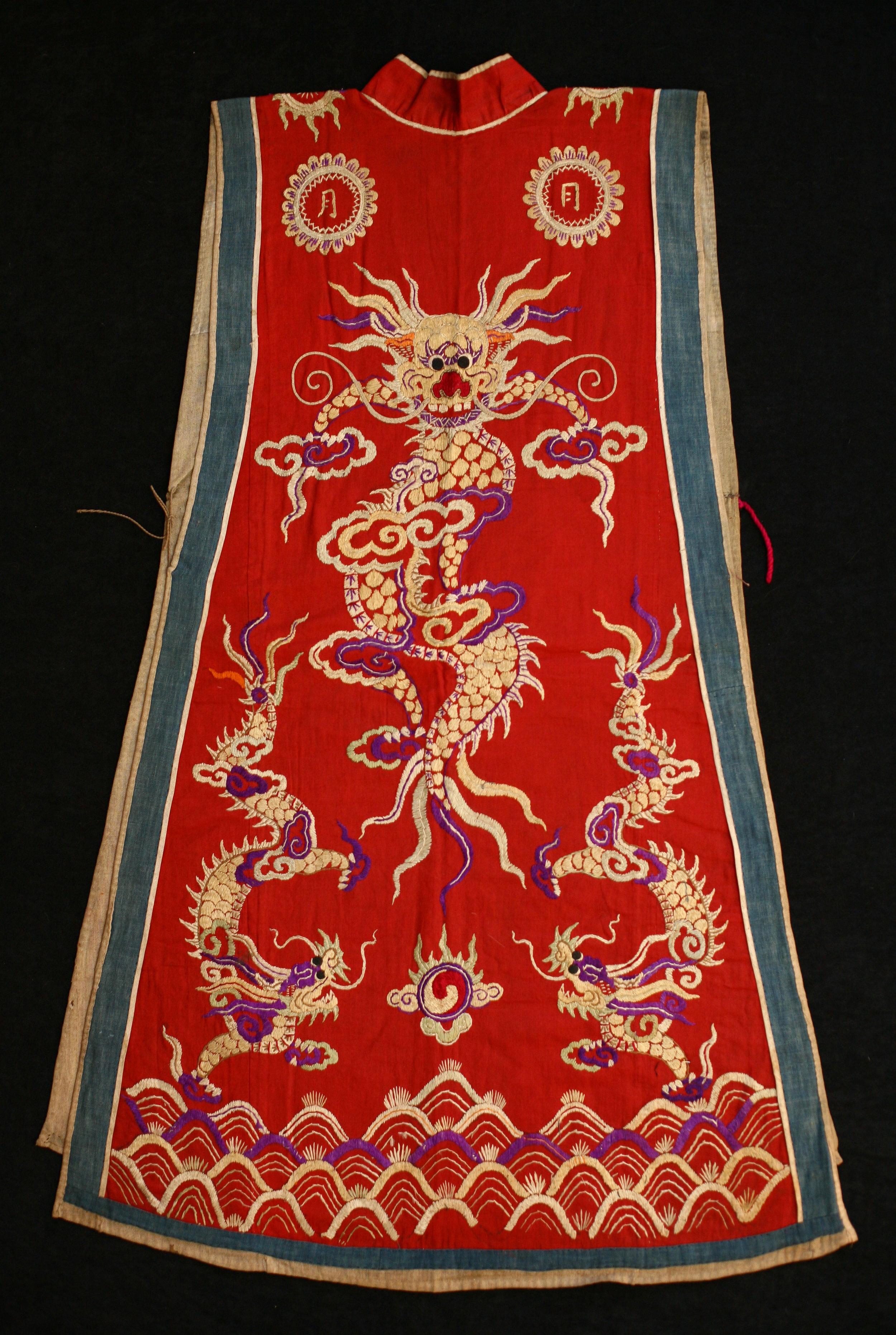 Dao Quan Chet priest's vestment, Vietnam, early to mid 20th century.