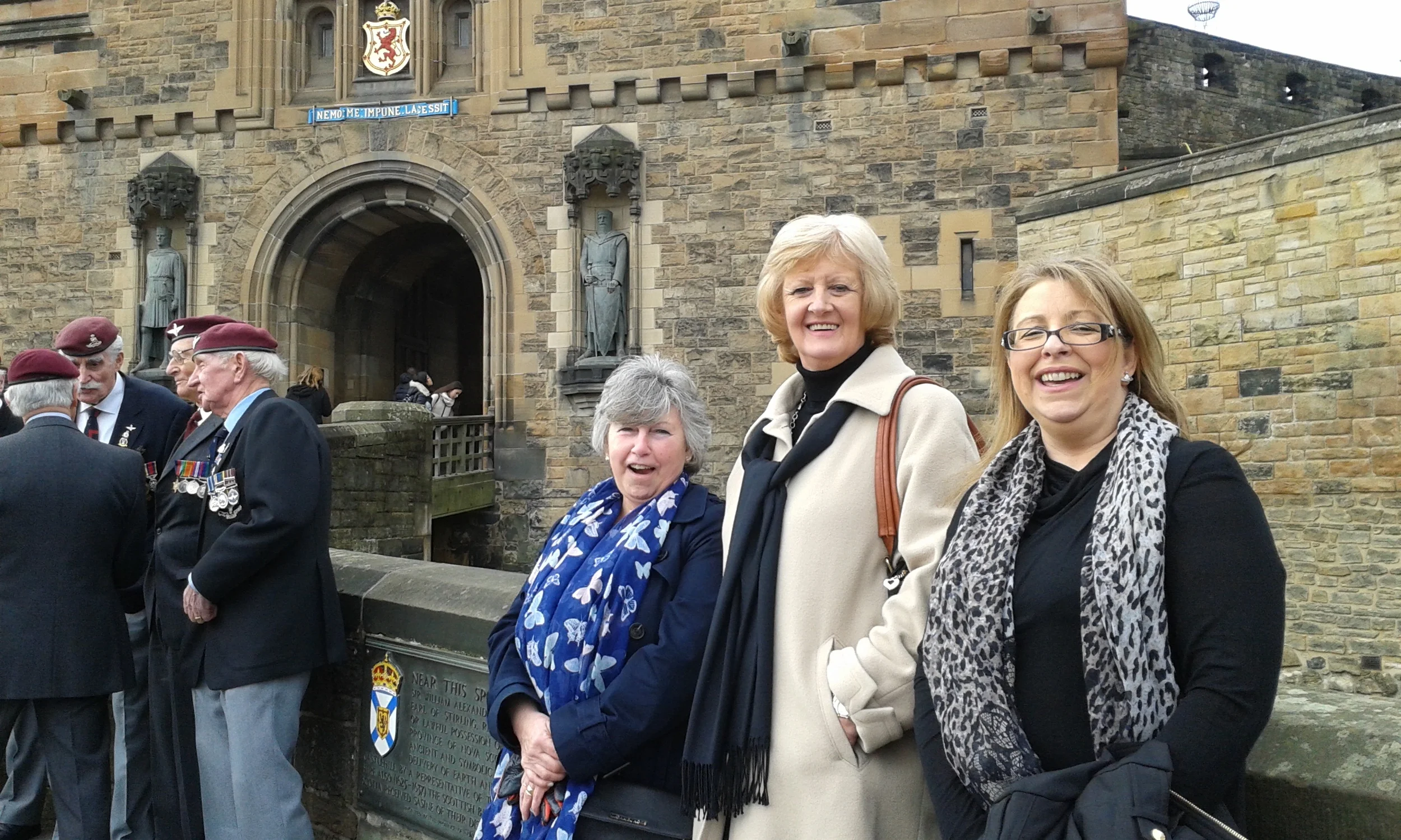 ABA Stirlingshire Visit to the National War Memorial Edinburgh Castle followed by lunch at the Royal Scots Club