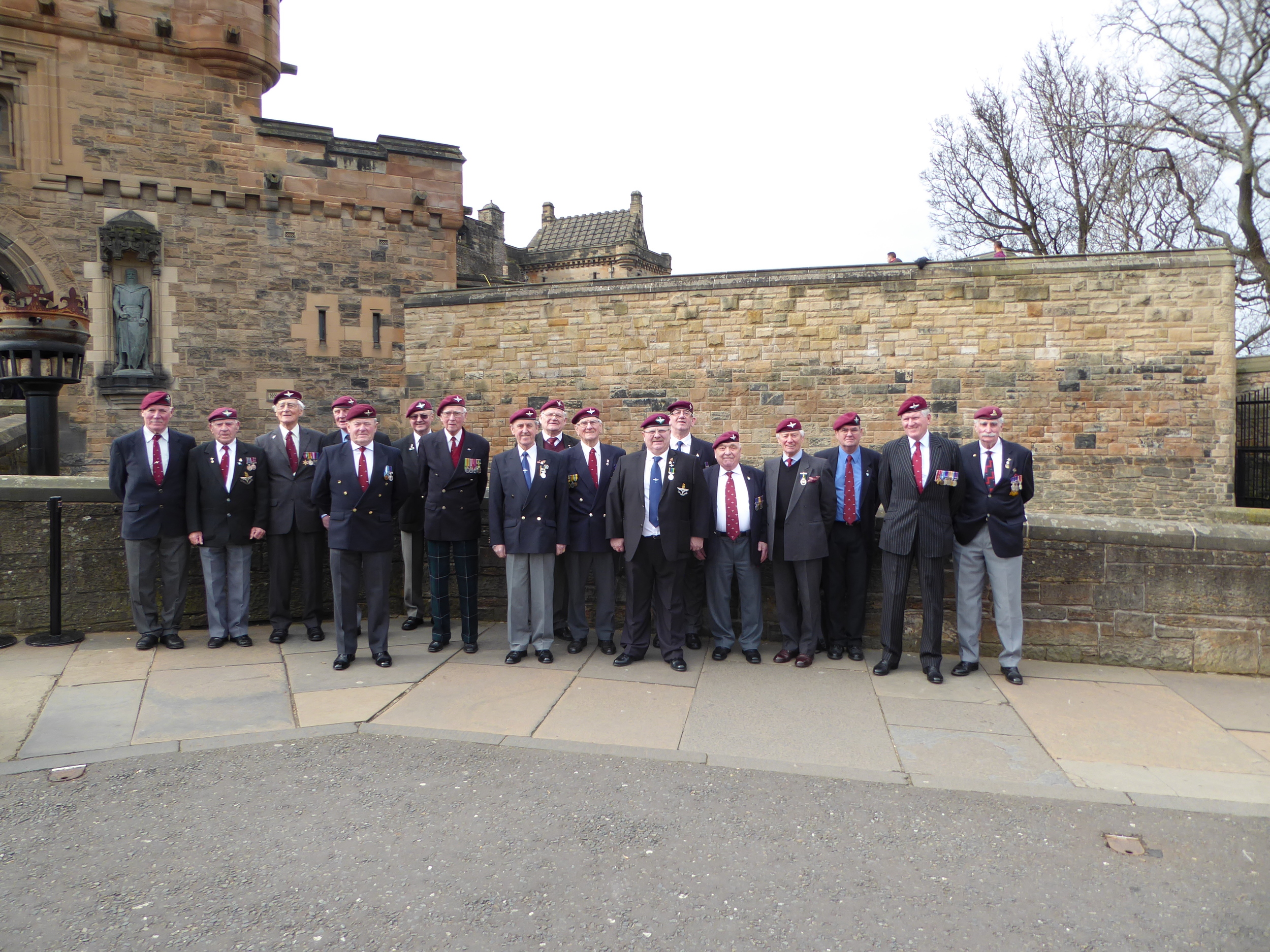 ABA Stirlingshire Visit to the National War Memorial Edinburgh Castle followed by lunch at the Royal Scots Club