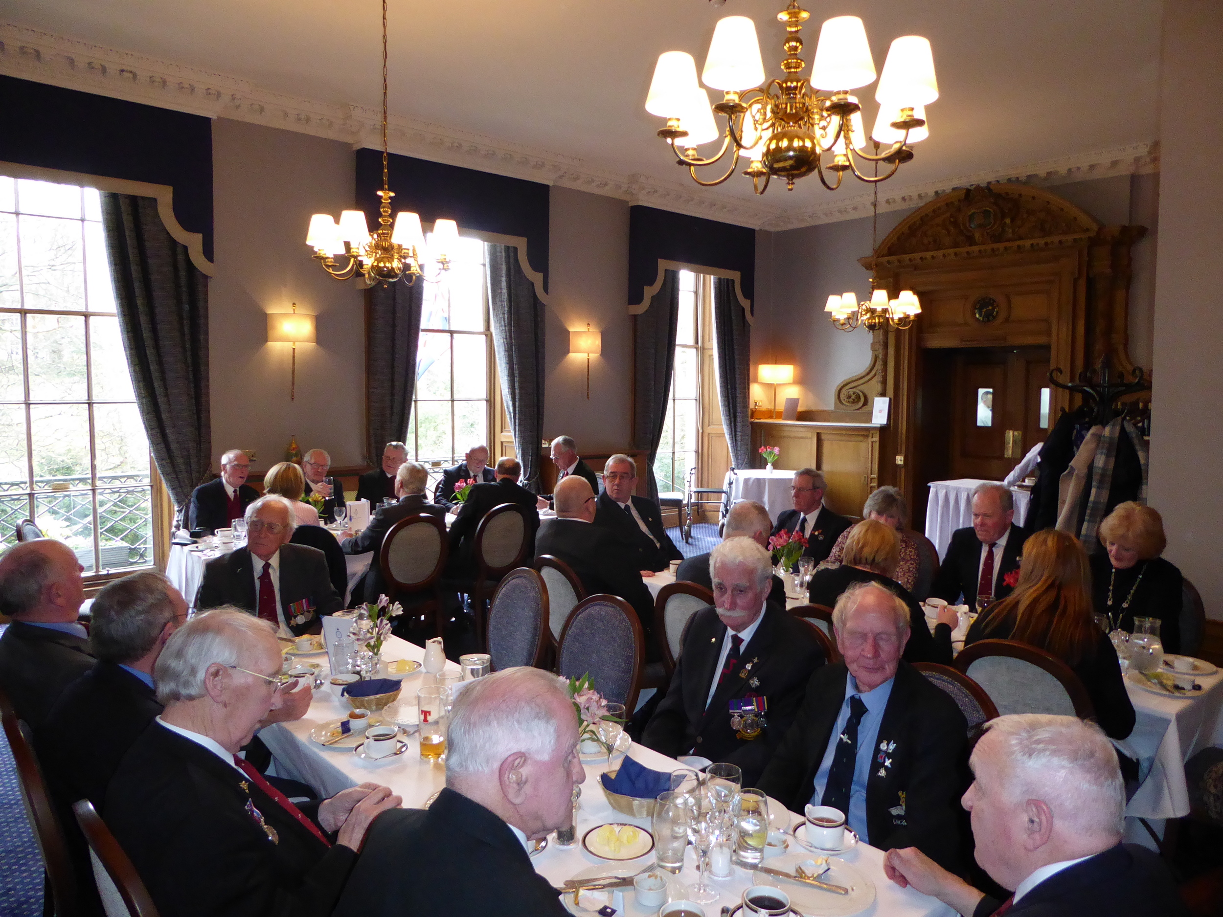 ABA Stirlingshire Visit to the National War Memorial Edinburgh Castle followed by lunch at the Royal Scots Club