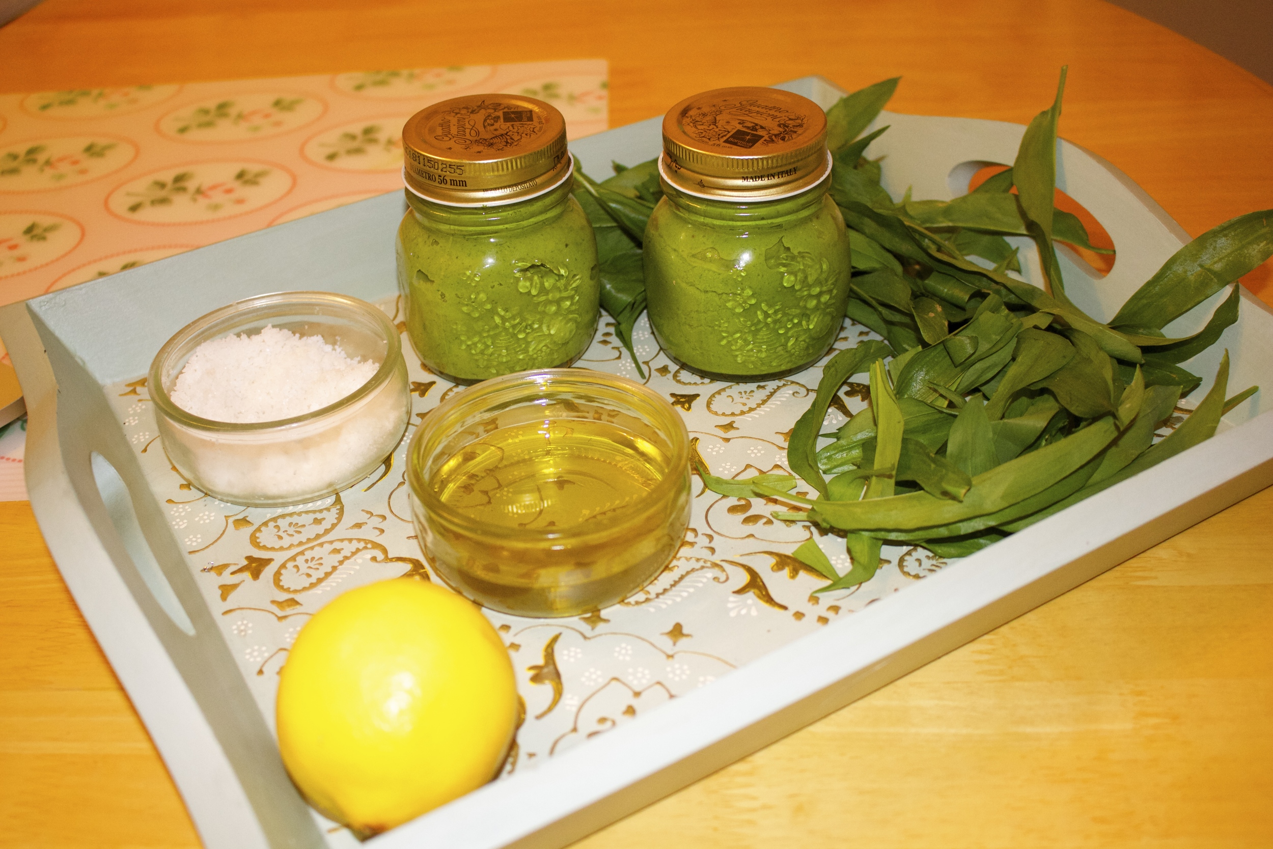 My delicious homemade wild garlic pesto 