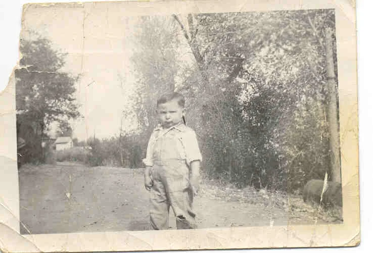"Take the F. . .ing picture already!" Me early 1950