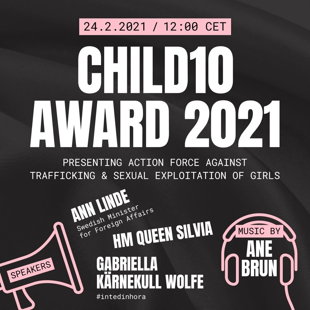 Verpasse nicht das wichtigste Mittagessen des Jahres! 📣

Der Child10 Award 2021 findet am 24. Februar von 12:00-13:15 Uhr statt und wir sind gemeinsam mit @lightup.norway und @lightup.germany einer der Nominierten! 

Sei dabei und um mehr über die 