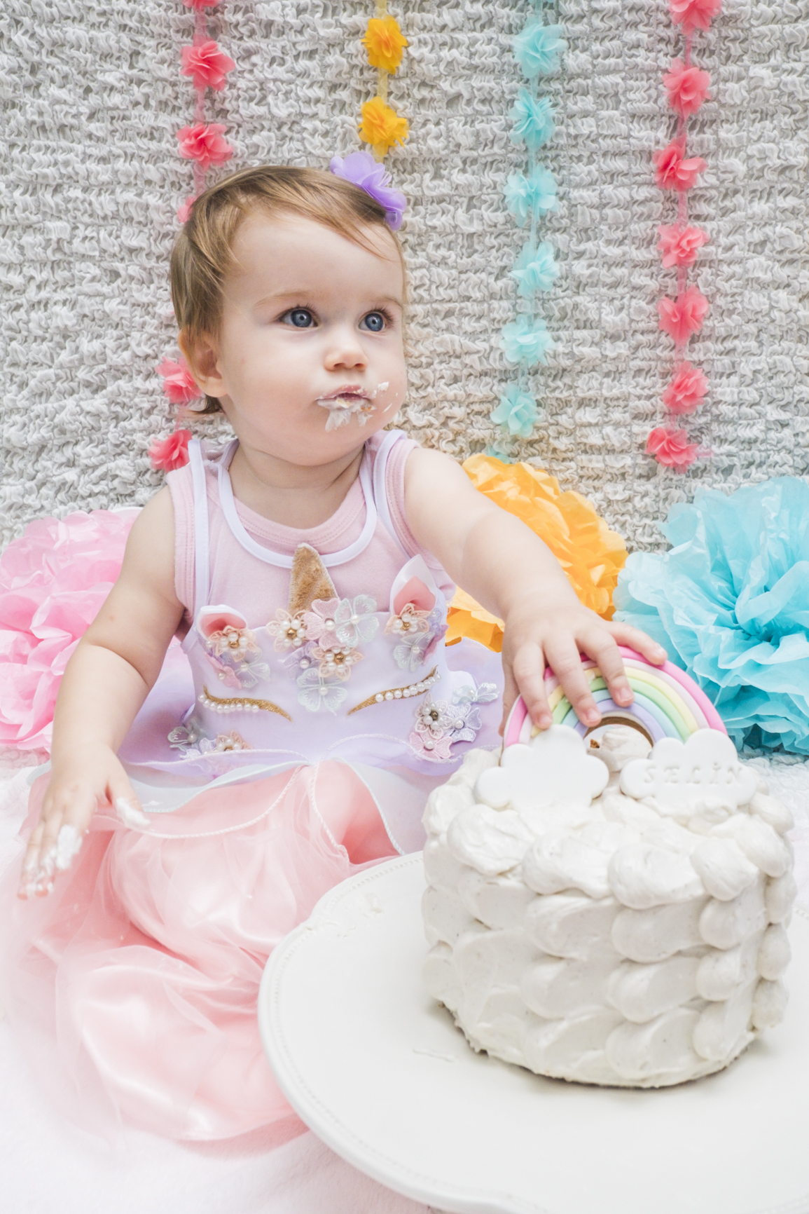 Smash the cake / baby photo session